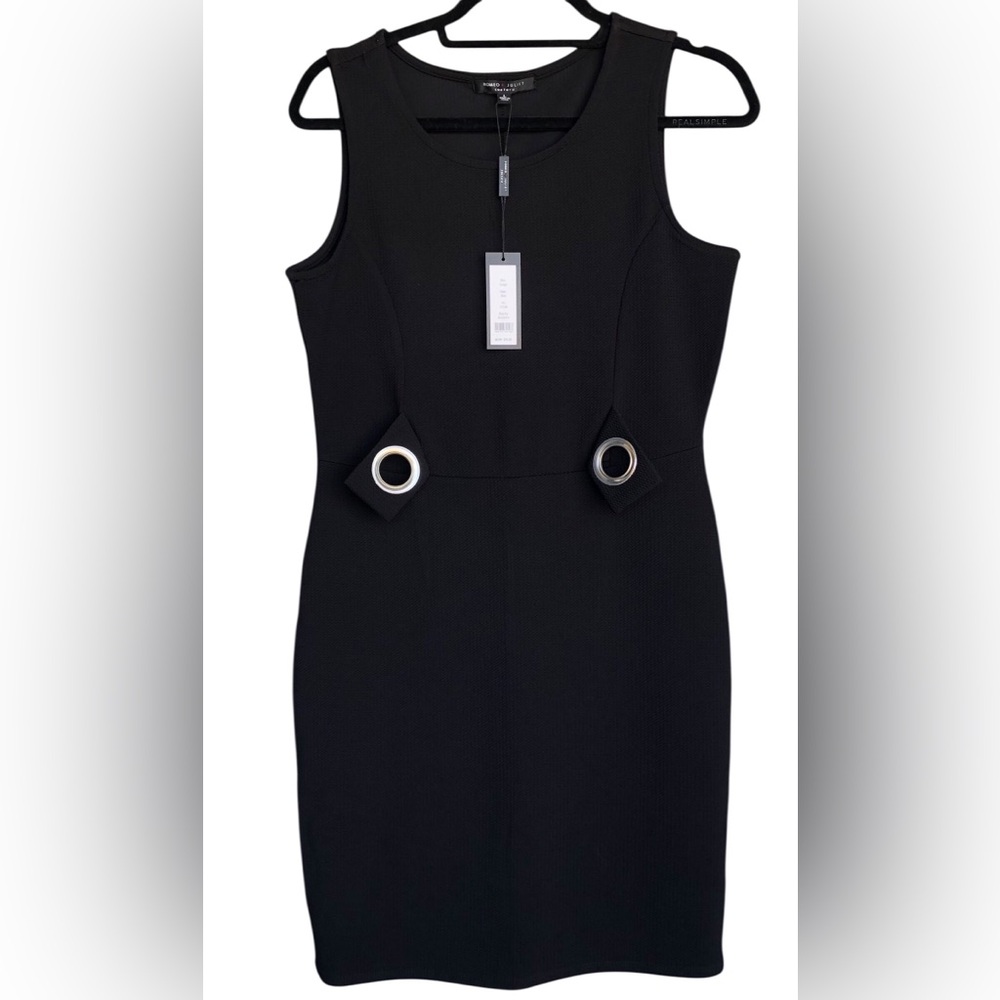 Romeo & Juliet Couture N.W.T. Little Black Dress.SZ Large,Color Black,Sleeveless